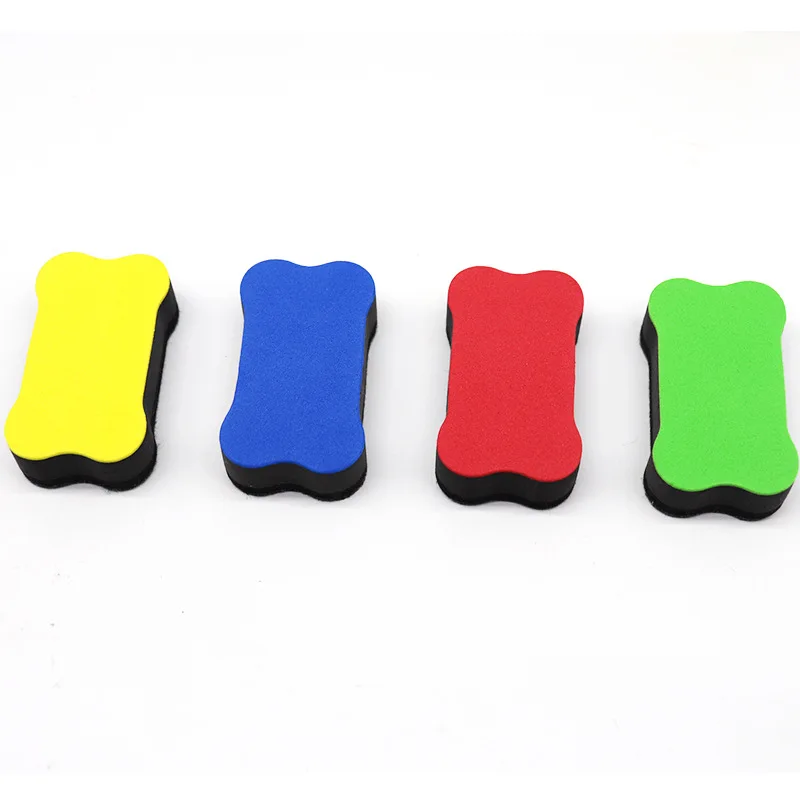 4ชิ้น/ล็อตสีขาว Board ยางลบสำนักงานโรงเรียนไวท์บอร์ดยางลบอุปกรณ์โรงเรียนสุ่มสีไดอารี่เครื่องเขียน