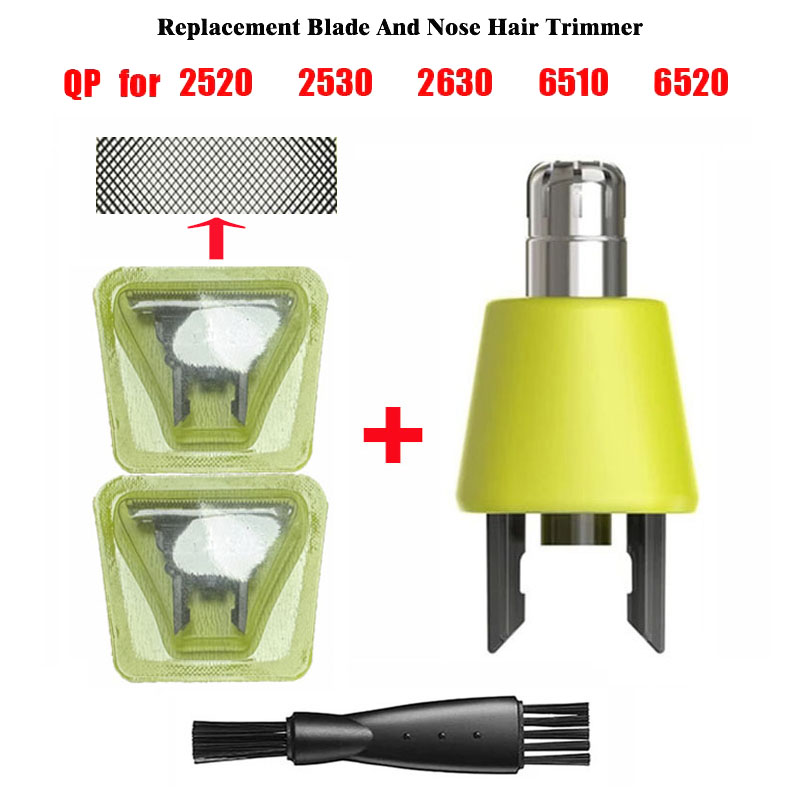 KVIFO Pente Aparador de Cabelo para Uma lâmina de Substituição Lâmina de Barbeador de Barba Cabeça Aparador QP2520 QP2530 QP2630 QP6510 QP6520 QP2523