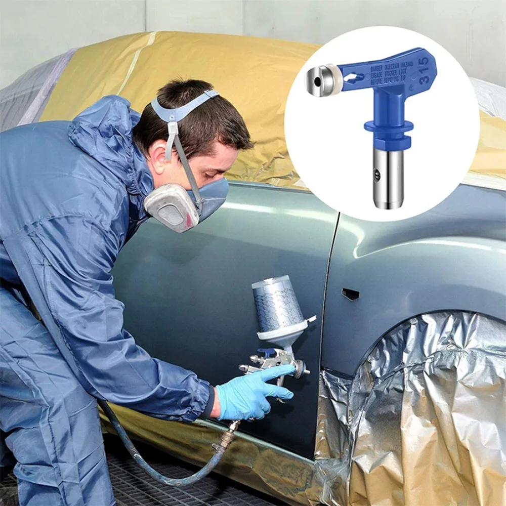 The Blue Nozzle Is Suitable For Airless Spray Guns And Spray Machine Accessories, Providing A Smooth Spray Painting Experience