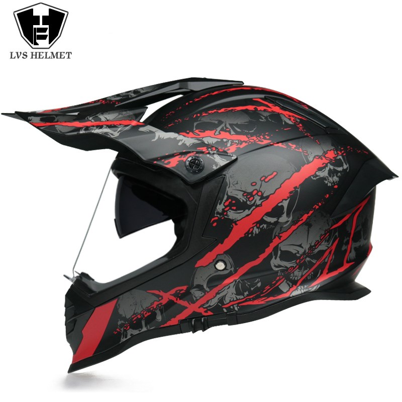 Capacete de motocicleta atv, capacete de corrida, de estrada, cross, moto, off road