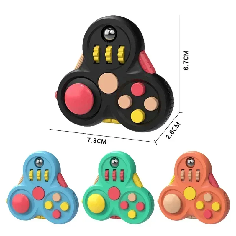 Roterende Magic Bean Volwassen Antistress Fidget Speelgoed Autisme ADHD Stress Vingertop Speelgoed Voor Kinderen Fidget Pad
