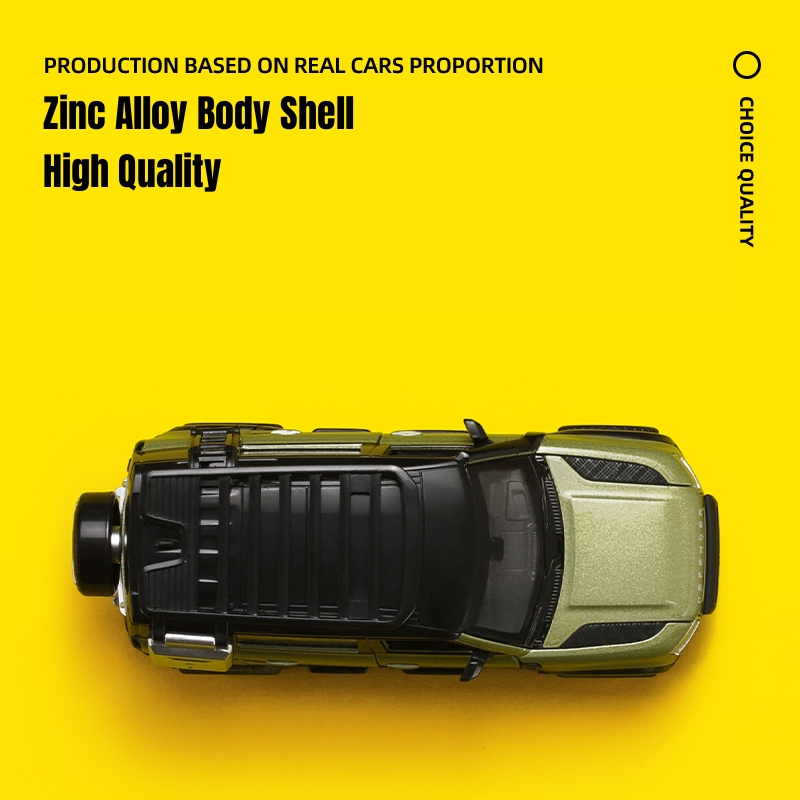 1/43 land rover defender montado modelo de carro de brinquedo modificado diecast liga miniatura rodas grátis coleção presente para meninos crianças