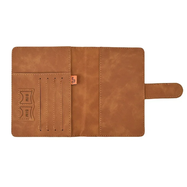 2024 ใหม่แผนที่ RFID ป้องกันแม่เหล็กข้ามพรมแดนผู้ถือหนังสือเดินทางอเนกประสงค์, ผู้ถือตั๋ว, ผู้ถือบัตร, กระเป๋าสตางค์เดินทาง