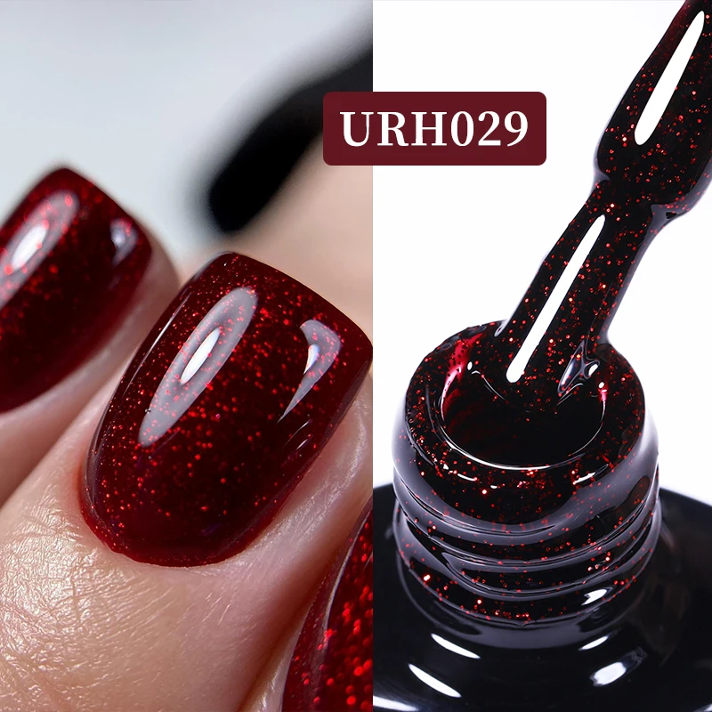 UR SUGAR-esmalte de uñas de Gel de Color, botella de vidrio de 7ml, barniz semipermanente para remojar, barnices LED UV para manicura, suministros para decoración de uñas