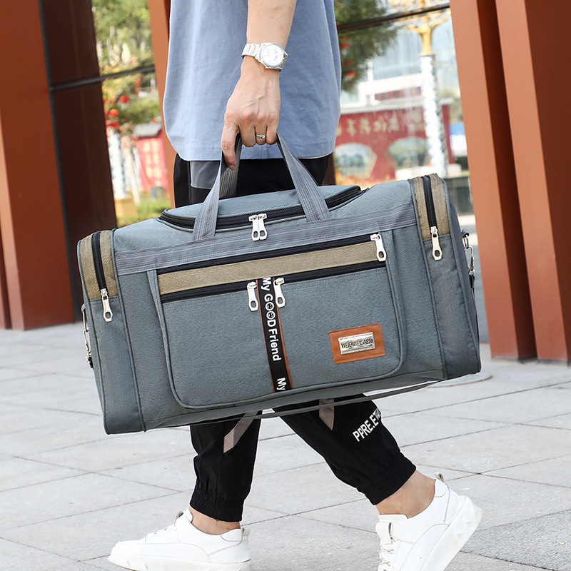 Faltbare Reisehandtasche, große Kapazität, für Herren, Geschäftsreise, Umhängetasche, wasserdicht, für Kurzstrecken-Reisegepäck, Umhängetasche