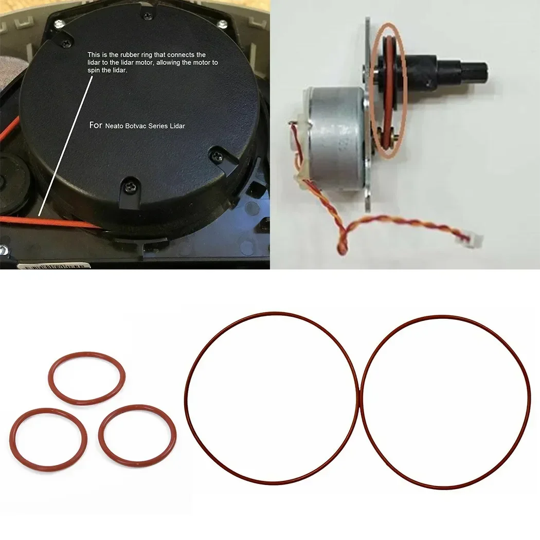 5pcs O Ring Rubber Belt For Neato For Botvac Lidar For 65 70 75e 75 80 85 D75 D80 D85 Vacuum Cleaner Replacement Accessories