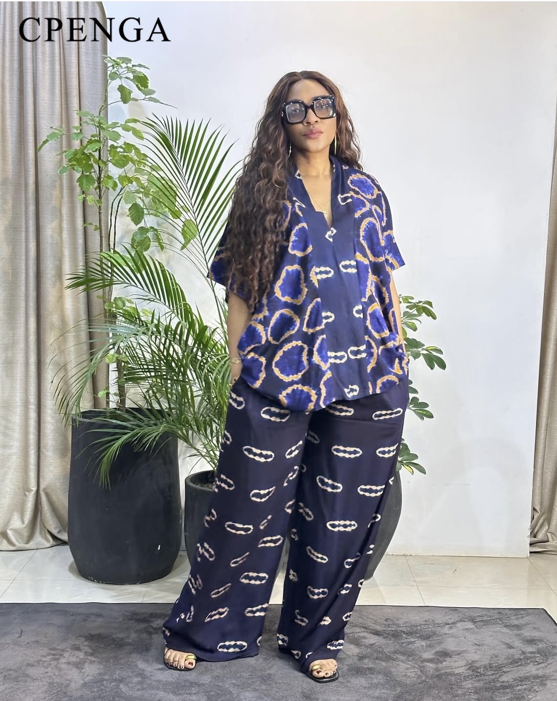 Verão duas peças combinando roupas africanas dashiki para mulheres plus size impresso topo e calça terno 2025 roupa casual nigeriano