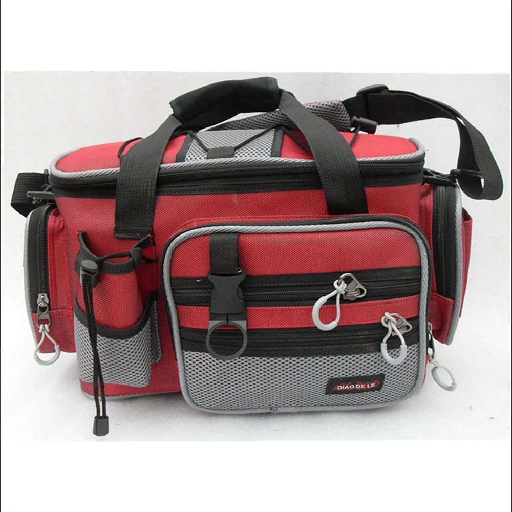 Camping multifunctionele vistas Vissen Lokken Tas Tackle Pack Outdoor Schoudertassen Canvas Heuptas