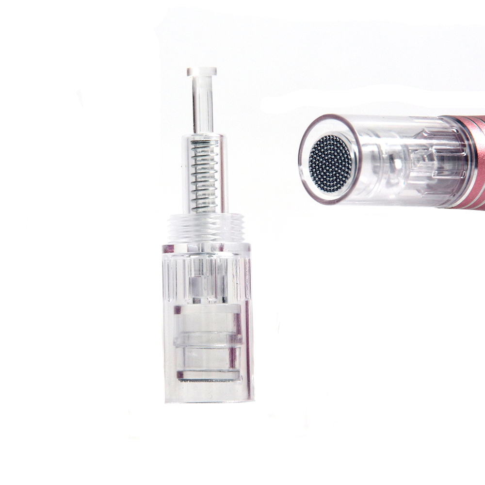 50 stücke 12pin/36pin Runde Nano Microneedling DermaPen Nadeln Schraube Patrone Ersatz Köpfe Tattoo Nano MicroNeedle