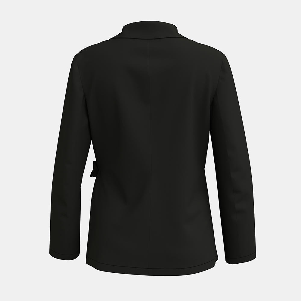 Mia Muse レディース ブレザー オールシーズン ファッション まともなボタン 長袖 ショールカラー オフィスレディ ブレザー