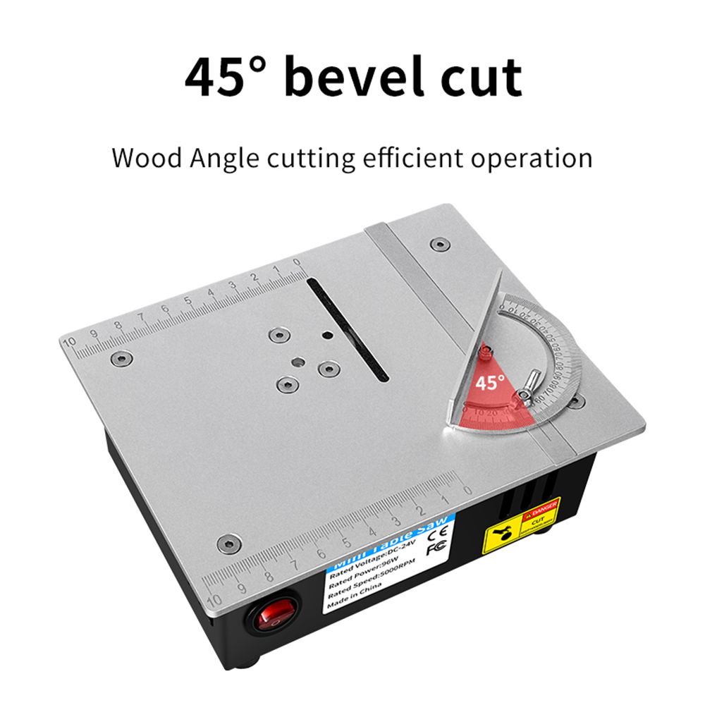 Máquina de corte de decoración a prueba de polvo de precisión multifunción eléctrica para carpintería en miniatura DC24V