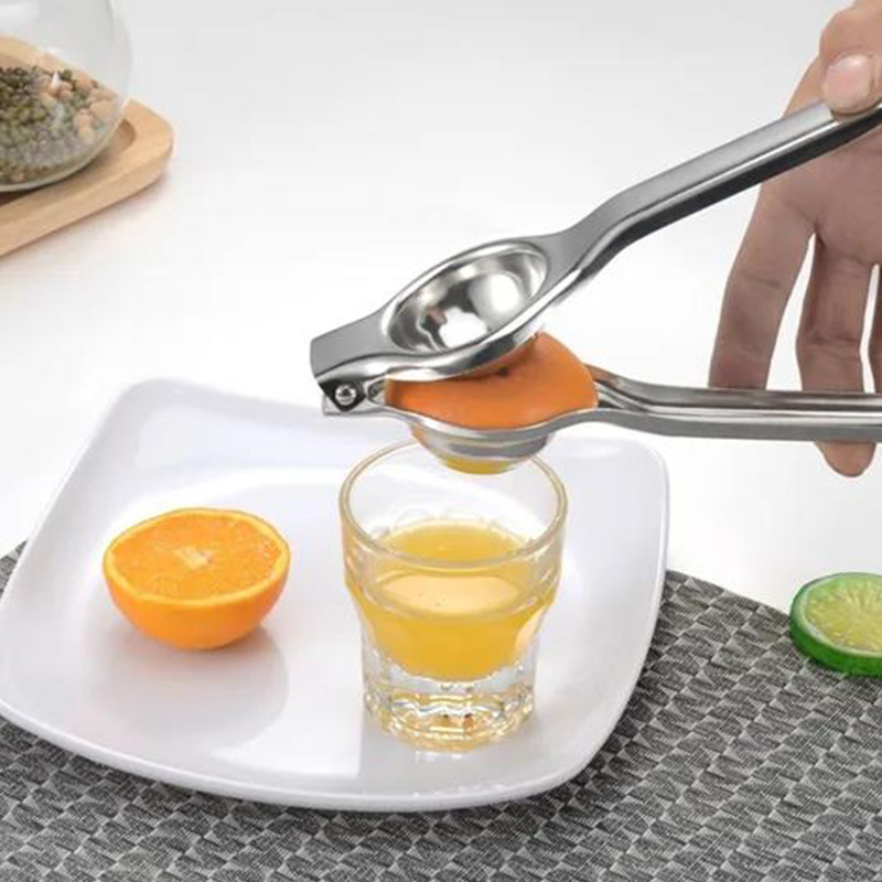 Stainless Steel Manual Juicer Processor Lemon Squeezer Orange Fruit Household Lemon Clip Fruit  Pressing Kitchen Accessories