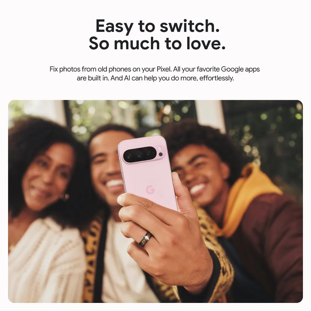Global Rom Neues Google Pixel 9 Pro 6,3 Zoll OLED, 120 Hz 4700 mAh 27 W kabelgebundenes Google Tensor G4 16 GB RAM NFC IP68 50 MP Smartphone