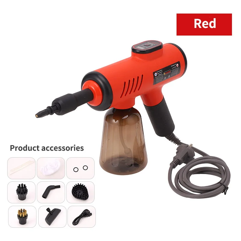 Handheld Steam Cleaner High-Pressure and High-Temperature Sterilization 1200W Household Air Conditioner Kitchen Hood Washer Gun