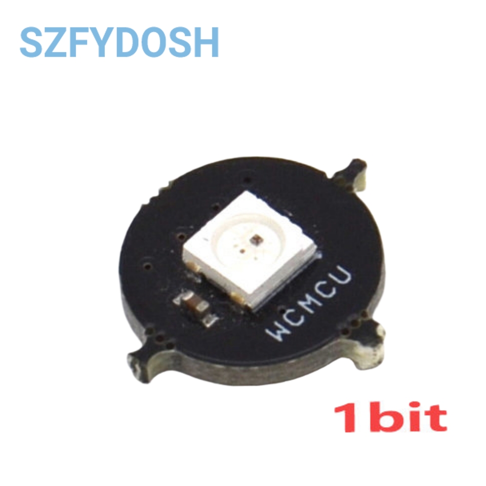 1/3/4/7/8/12/24/32/40/64-bit WS2812 5050 RGB LED Ring Built-in Full-color Drive Lanterns Round Square Intelligent Development