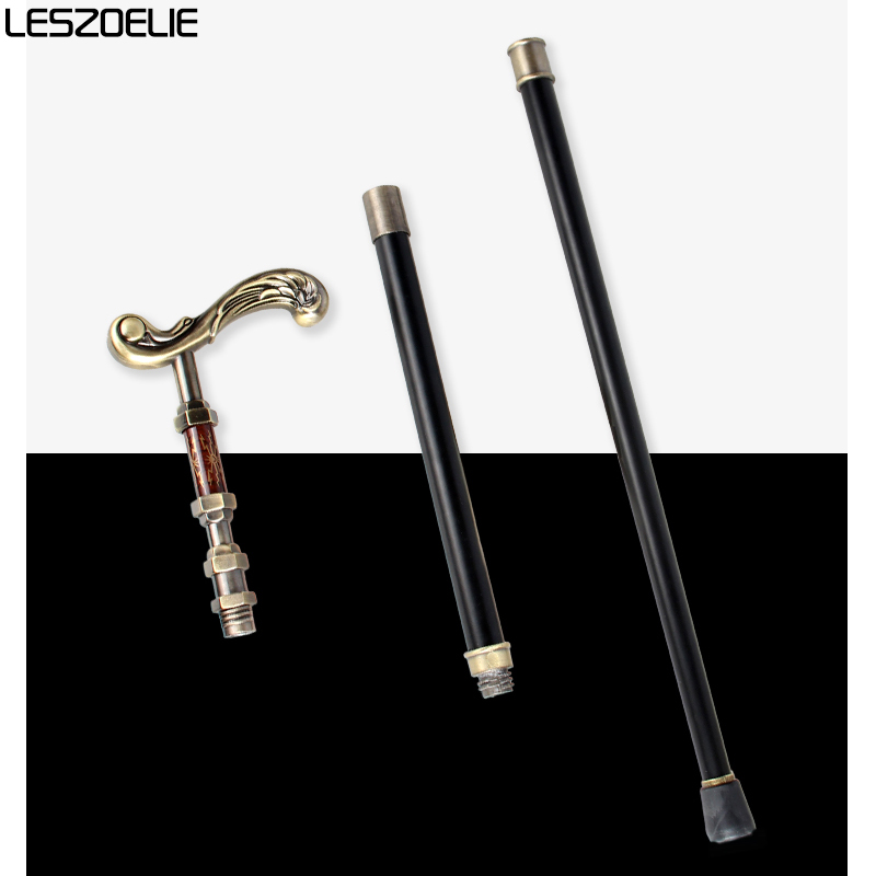 Elegant Luxury เดิน Stick ผู้ชายตกแต่งเดิน Cane ผู้หญิง Bronze จับรูปแบบ Noble แฟชั่น Vintage Cane