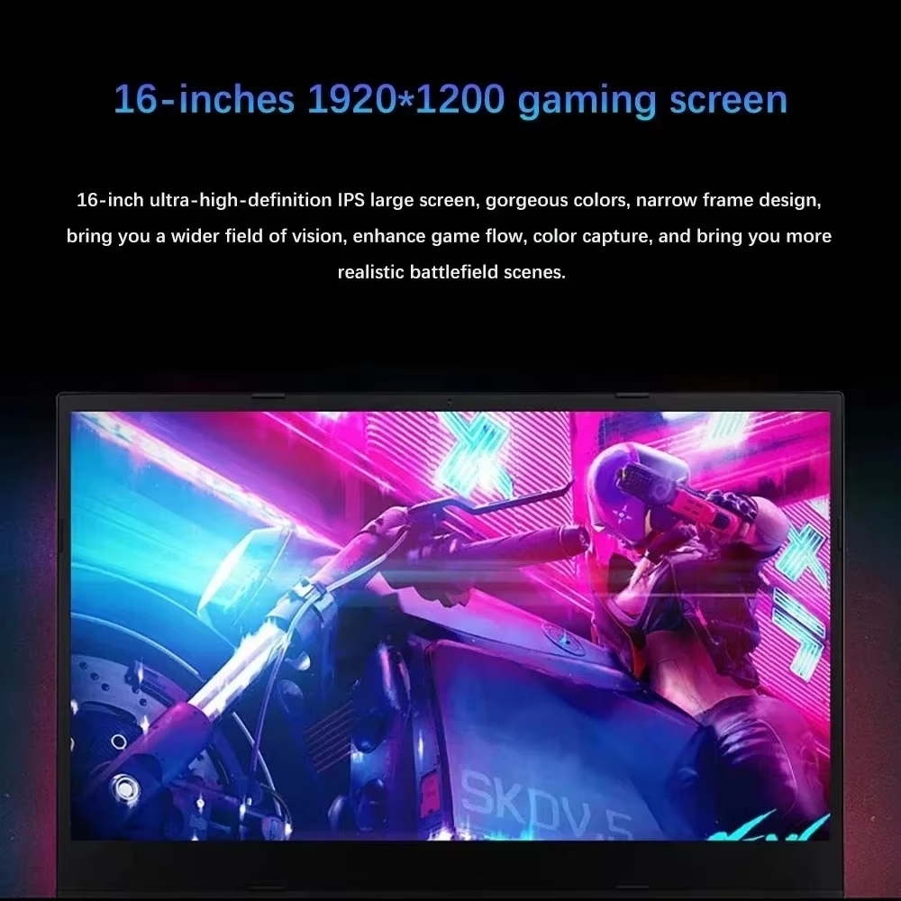 Portátil para juegos Intel Core I7-13620H NVIDIA MX550 de 16 pulgadas 4G 32GB DDR4 2TB SSD ventana 11 12 núcleos 16 hilos Netbook portátil