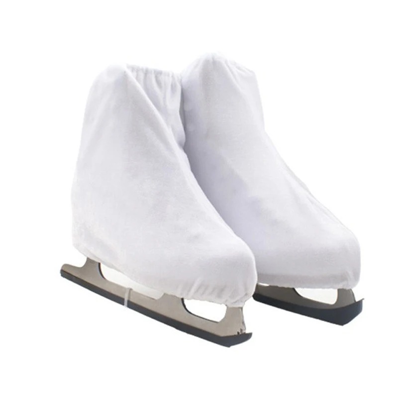 1 คู่รองเท้าสเก็ตน้ําแข็งหน้าปกกํามะหยี่ Roller Skate Anti สกปรก Protector Flannelette สําหรับรองเท้าสเก็ต S M L