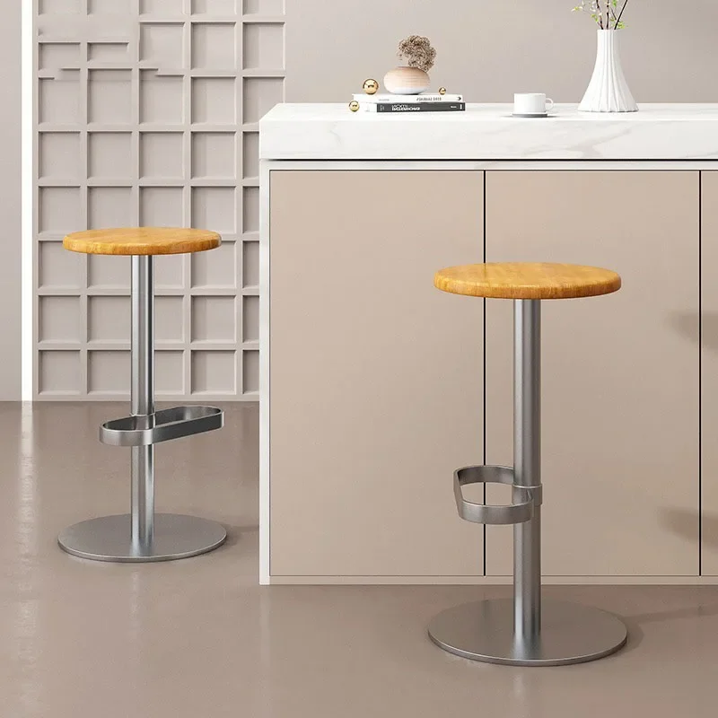 Minimalist Modern Designer เก้าอี้บาร์ Nordic แต่งหน้าความงาม Elegant เคาน์เตอร์ Barstools ร้านอาหาร Chaise Garden เฟอร์นิเจอร์