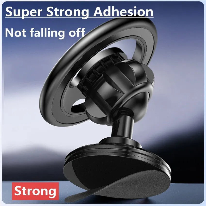 Magnetic Car Phone Holder Stand Strong Magnet Car Mount Support GPS Mobile Bracket in Car For iPhone 15 14 13 12 Samsung Xiaomi