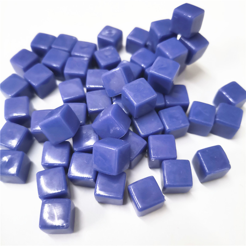 100 Cái/bộ Đồng Màu Vàng Đen Trống Vuông Góc Acrylic Xúc Xắc Cờ Góc Lưới Lọc 8MM Cube Cho board Game