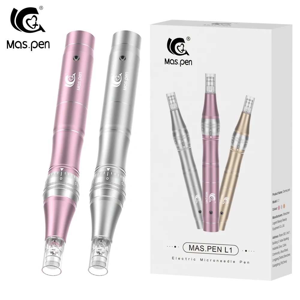 Kabelloses Microneedling Derma Pen L1 Hautpflegewerkzeug mit zwei 36-poligen Patronen