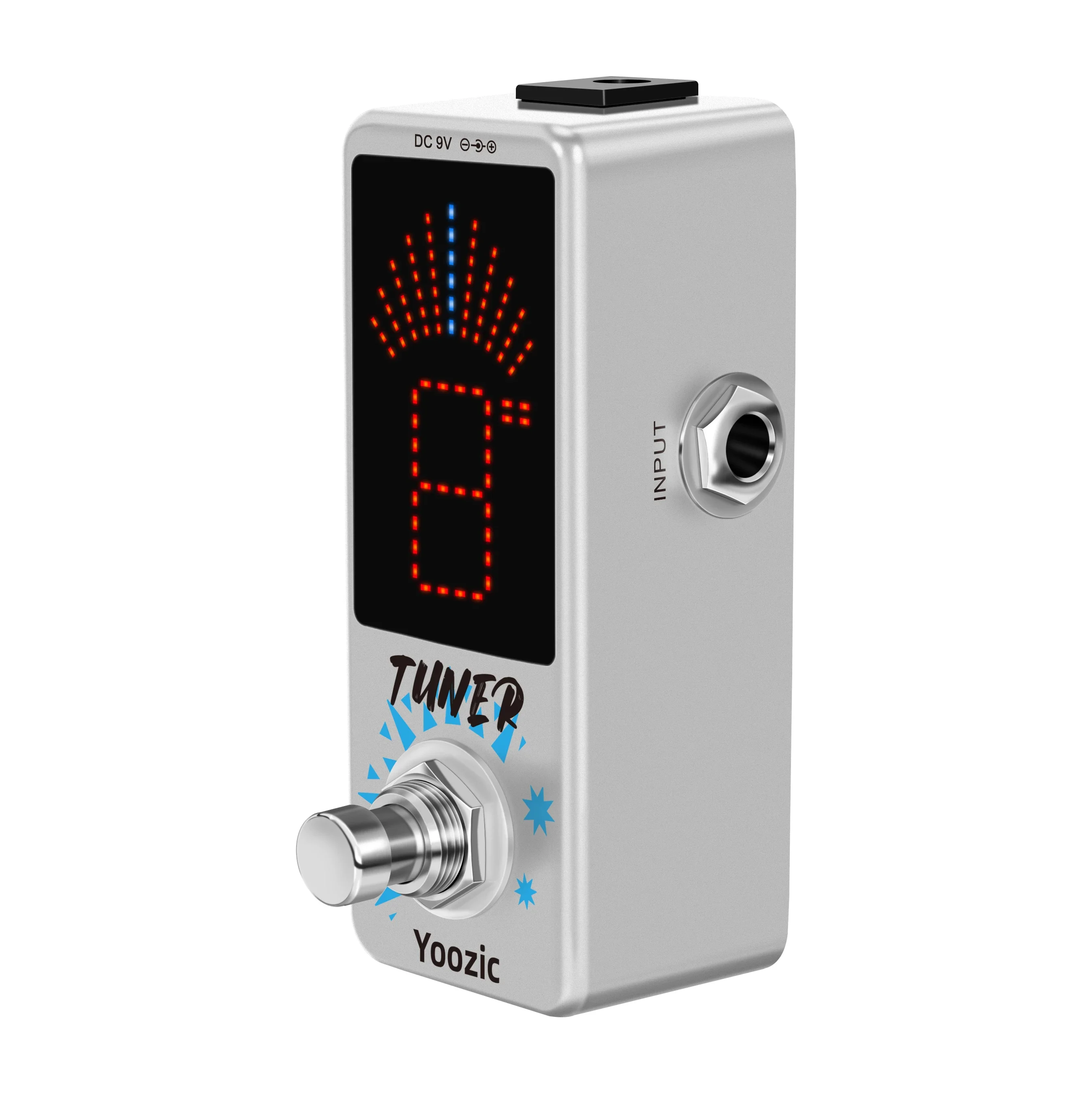 Yoozic Tuner Pedal Chromatic Guitar Tuning Pedal  High Precision with Pitch Indicator for Guitar  Bass True Bypass LT-910