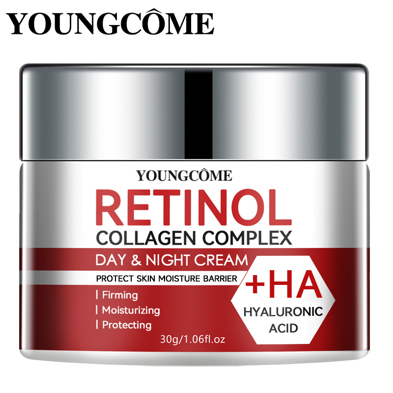 Retinol colágeno cuidados faciais creme hidratante hidratação profunda adequado para envelhecimento seco creme facial hidratante reparação da pele