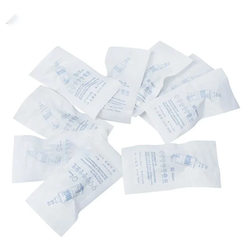 Cartuchos de agulha Derma Pen, Cabeça de substituição, Nano Needle, MTS Micro Needling, M8 Derma Pen, Microneedling, 50pcs