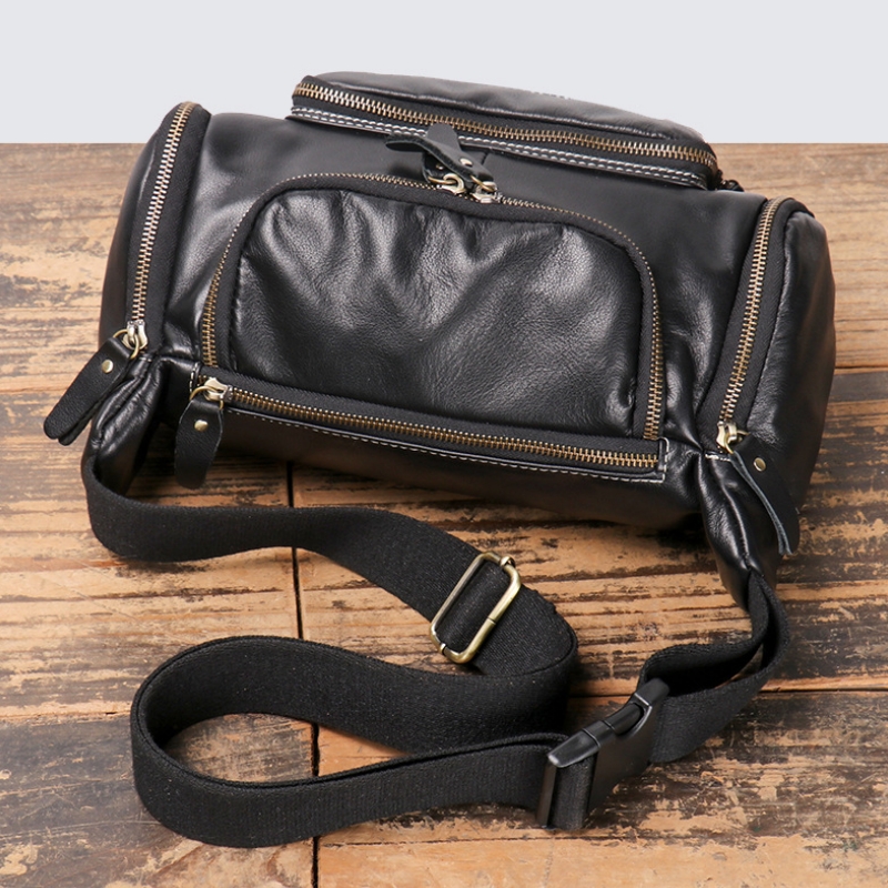 Mode Luxus Multifunktions-Brusttasche große Kapazität männliche Schulter Umhängetasche Outdoor-Sport Gürtel tasche Pack Reise rucksack