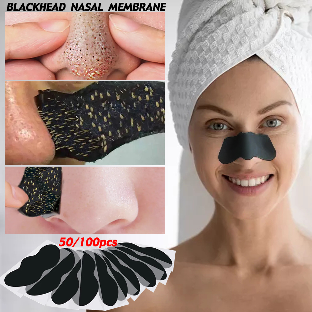 Mascarilla para eliminar espinillas Unisex, tiras nasales, limpieza profunda del poro, nariz, cabeza negra, pegatinas para quitar, parche para mascarilla para el cuidado de la piel