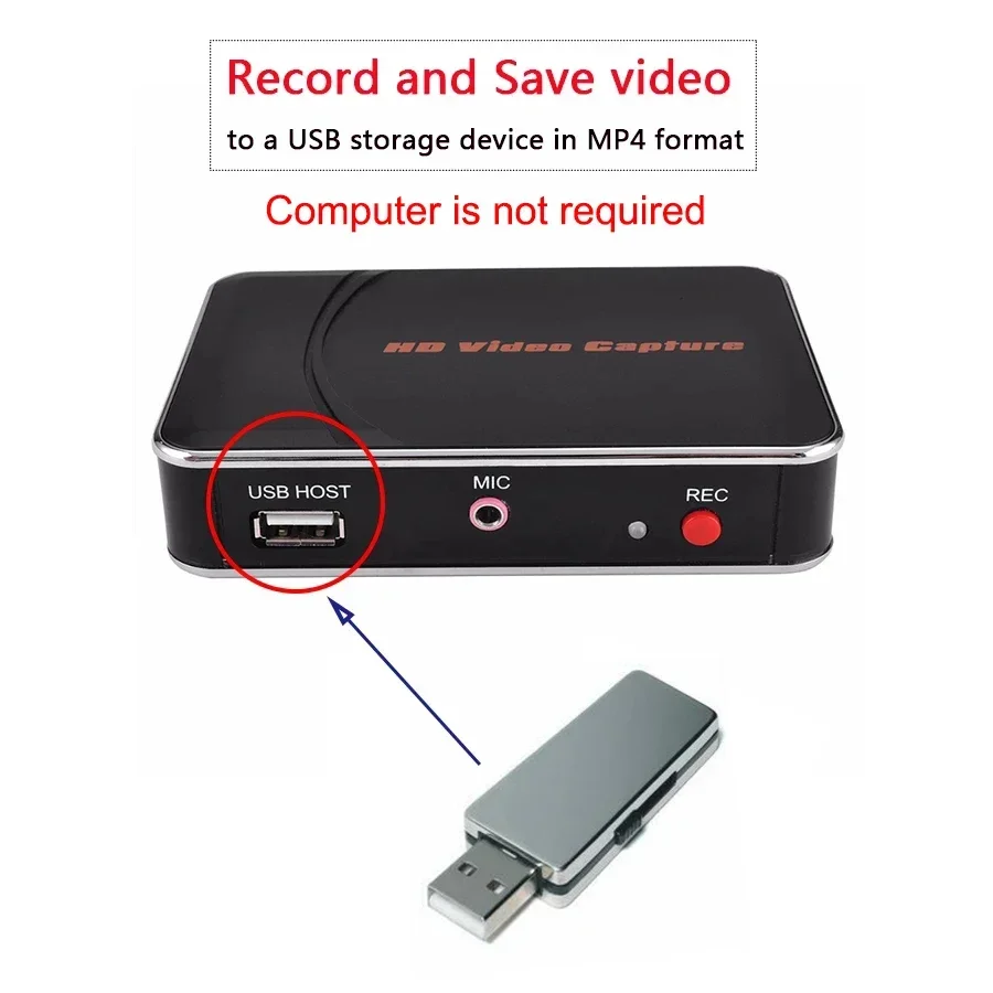 EZCAP 280HD HDMI Game Capture Card Video Record Box 1080P 30fps Игровой рекордер для Xbox PS3 PS4 MIC Вход, к USB-диску, нет необходимости ПК
