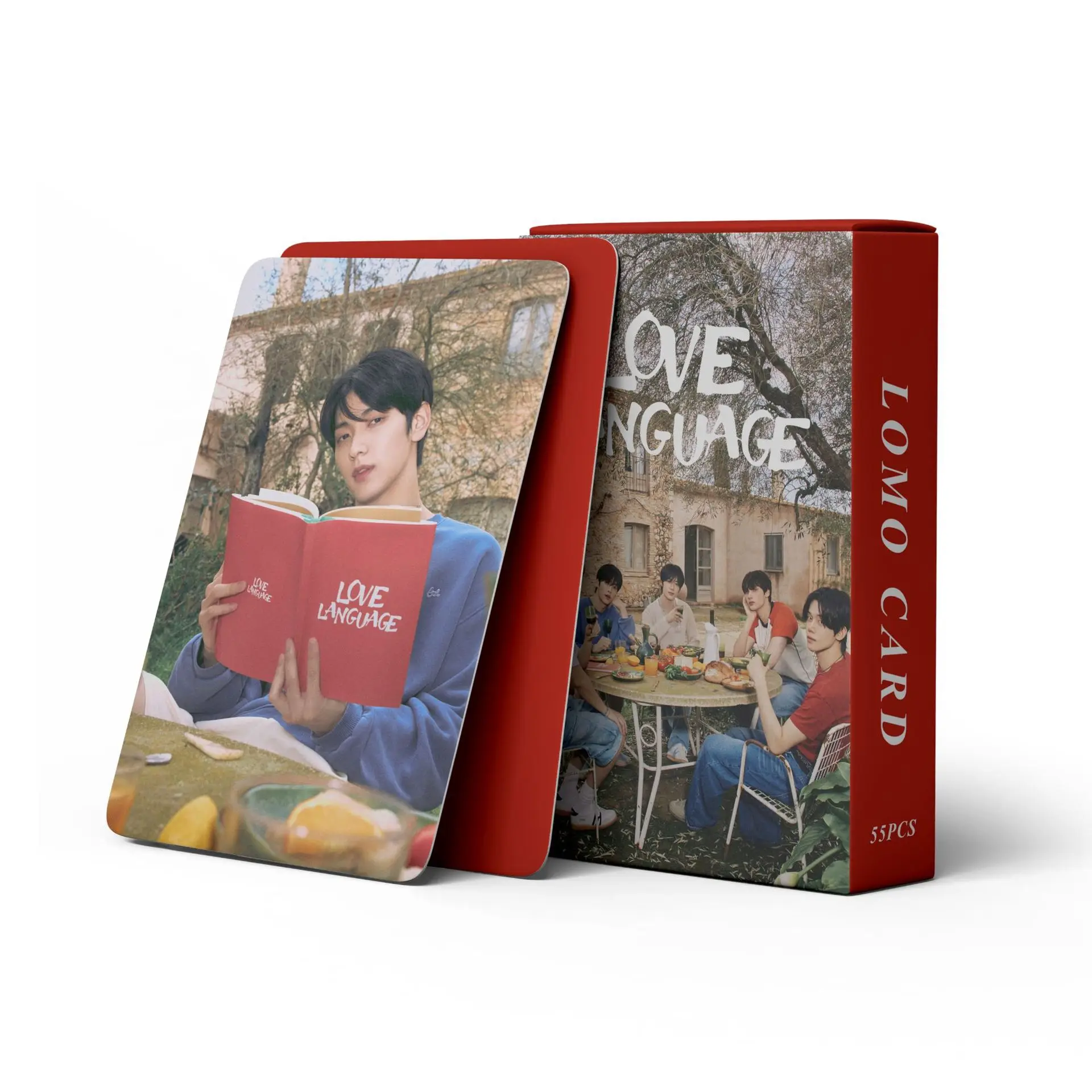 55Pcs Idol Boy New Album Love Language Photocards High Quality Lomo Cards HUENINGKAI TAEHYUN BEOMGYU SOOBIN YEONJUN Fans Gifts