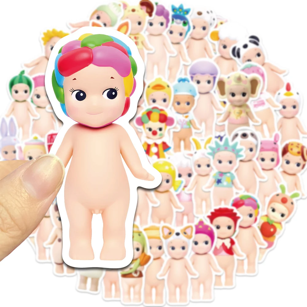 50PCS 귀여운 써니 앵글 크리 에이 티브 스티커 만화 DIY 스케이트 보드 전화 케이스 노트북 방수 멋진 스티커 데칼 장난감