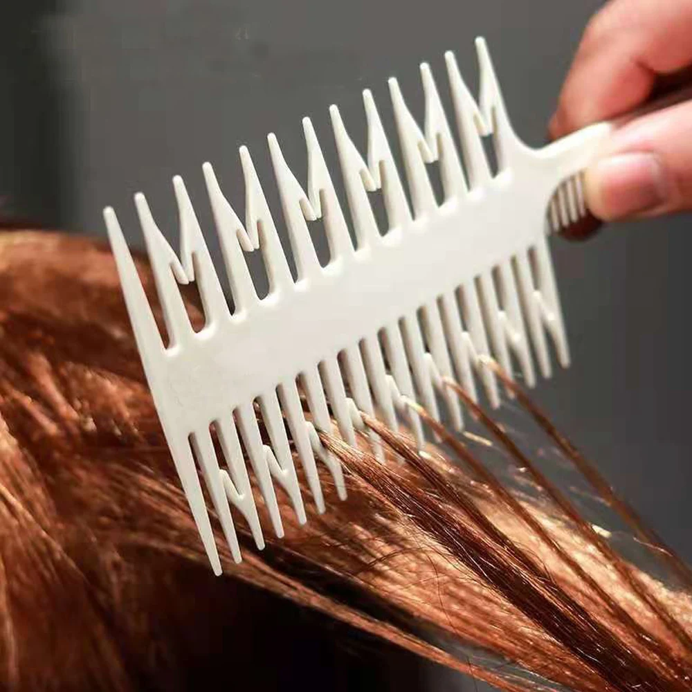 1 Máy Tính Tóc Nhuộm Nổi Bật Bàn Chải Cá Rộng Răng Khu Chuột Tai Tóc Tông Đơ Cắt Tóc Chuyên Nghiệp Salon Làm Tóc Tạo Kiểu Tóc dụng Cụ