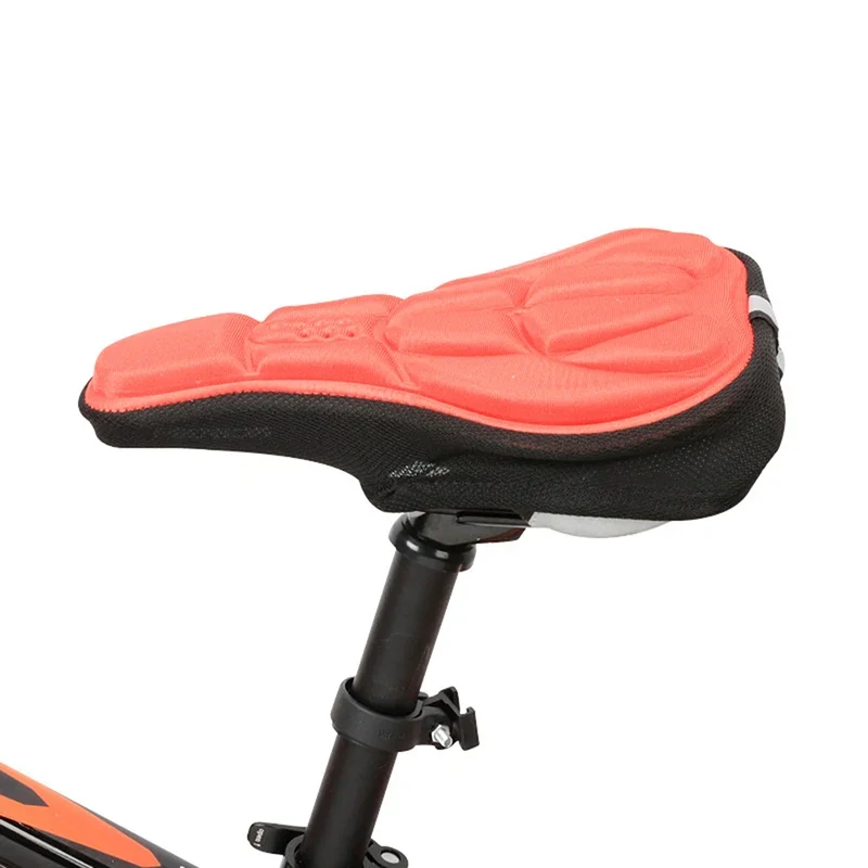 Radfahren Weiche 3D Gepolsterte Fahrrad MTB Fahrrad Sattel Sitz Abdeckung Kissen Schwamm Schaum Bequeme Sättel Matte Fahrrad Zubehör