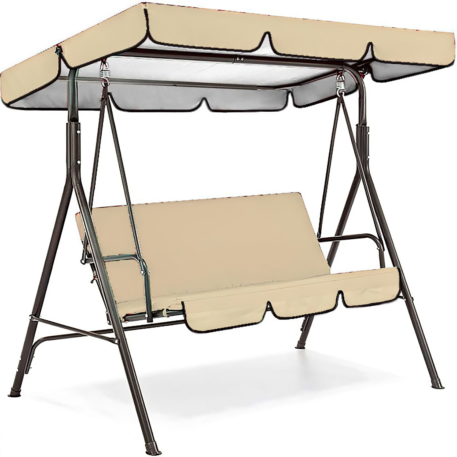 Reemplazo de dosel para columpio de Patio, cubiertas para muebles de jardín al aire libre a prueba de polvo, cubierta superior para asiento de jardín, columpio, asiento de porche