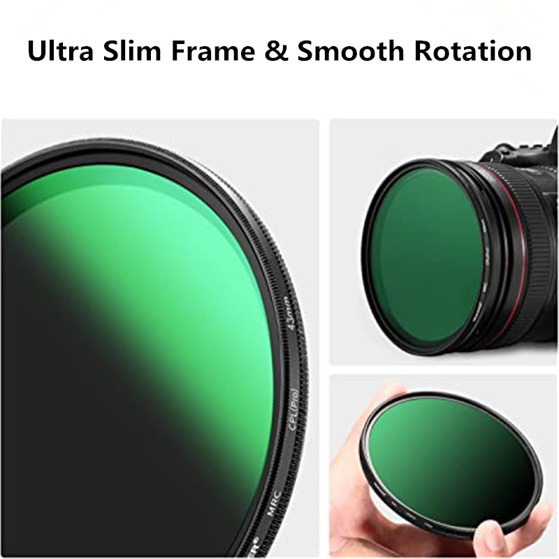 Filtro CPL polarizzante circolare 37 39 40.5 43 46 49 52 55 58 62 67 72 77 mm per obiettivo fotocamera Nikon Canon Sony Fujifim Olympus