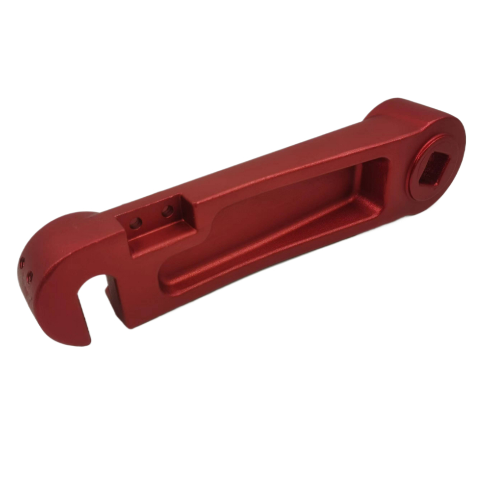 KUGOO Kickscooter-Teile, roter Schwinge für Kugoo G-Booster Elektroroller, Dämpfungsarm-Zubehör