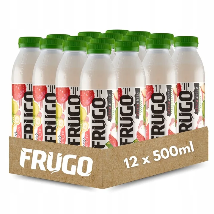 FRUGO Ultra White Napój wieloowocowy niegazowany 500 ml x 12 sztuk