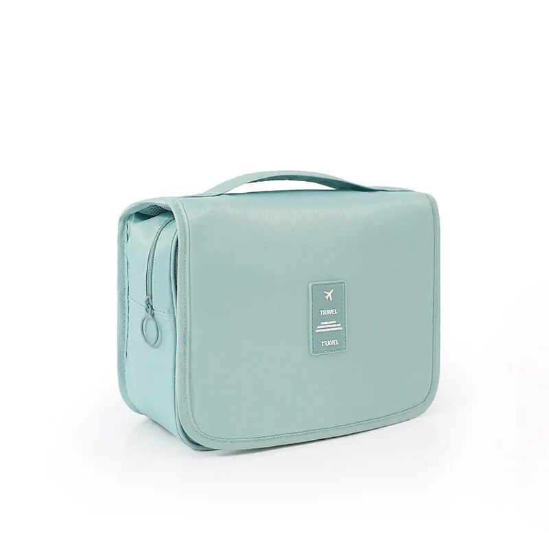 Portable Travel Toiletry Bag, Waterproof Hanging Storage Bag, Mesh Pockets Hook Cosmetic Bag, Travel Accessories,Makeup Bags