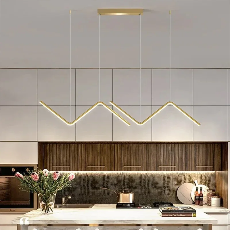 Plafonnier LED Noir au Design Minimaliste Moderne, Luminaire Décoratif d'Nik, Idéal pour un Salon, une Salle à Manger, une Cuisine ou un Bar