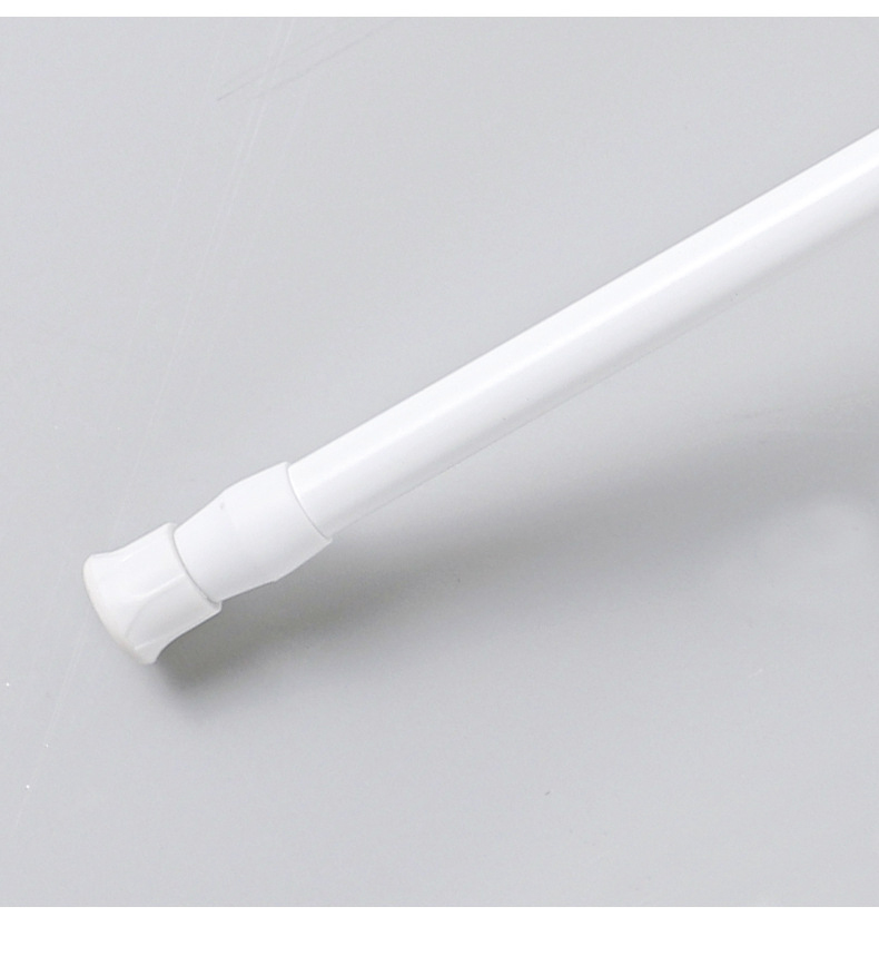 30-110 ซม.ปรับโลหะผ้าม่านสปริงโหลดขยาย Telescopic เสาสําหรับห้องน้ําบาร์ฝักบัวไม่มีเจาะแขวนแท่ง