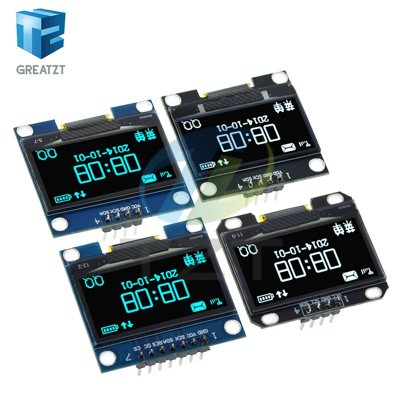 1.3 inch OLED module SPI/IIC I2C Communicate white/blue color 128X64 1.3 inch OLED LCD LED Display Module 1.3" OLED Module