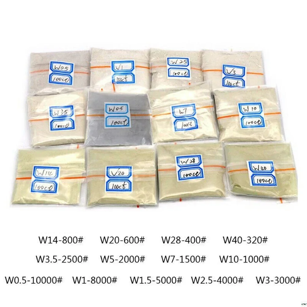 20g Diamond Powder Polishing 320-10000 Grit Polishing Tools For Gemstones Jade Ceramics Carbide