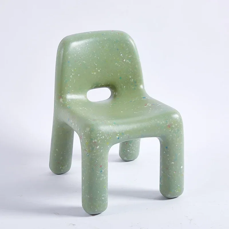 Children's Small Chair Small Bench Kindergarten Baby Writing Dining Table and Low Stool Household Armchair