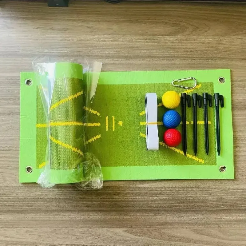 Accesorios para principiantes de entrenamiento de Golf para detección de Swing, pelota de bateo, almohadillas direccionales para camino, almohadillas de práctica, herramienta de ayuda para entrenamiento, estera
