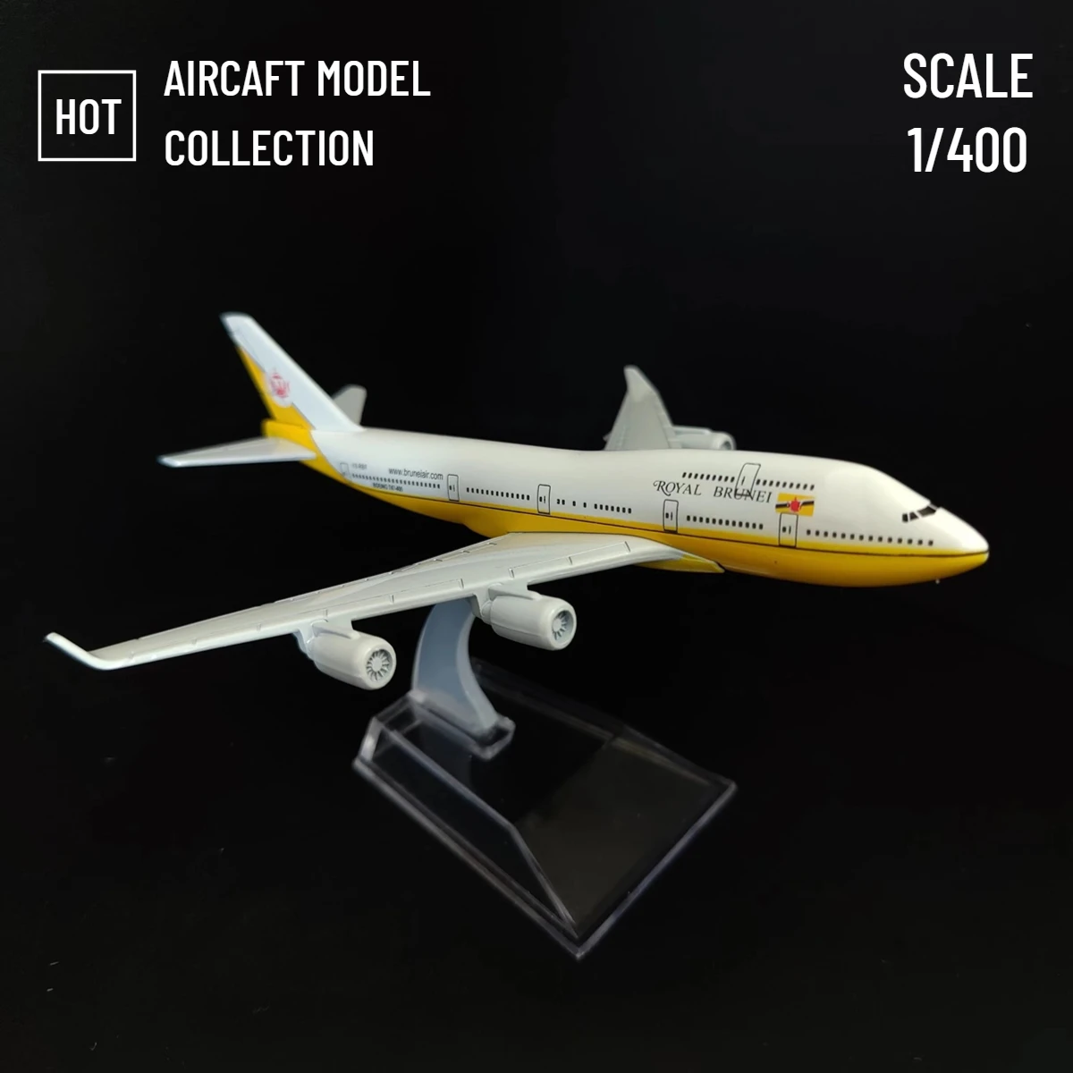 1:400 Skala Logam Penerbangan Miniatur, Royal Brunei B787 Pesawat Replika Pesawat Model, Kamar Anak-anak Dekorasi Hadiah Natal Mainan untuk Anak Laki-laki