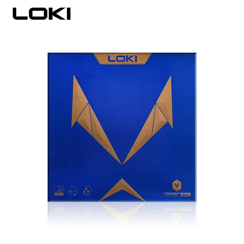 LOKI RXTON 5 Gumowa tenis stołowy o wysokiej elastyczności Lepkie czerwone gumowe szpilki do ping ponga w gąbce o dużej gęstości Czarna guma do ping ponga