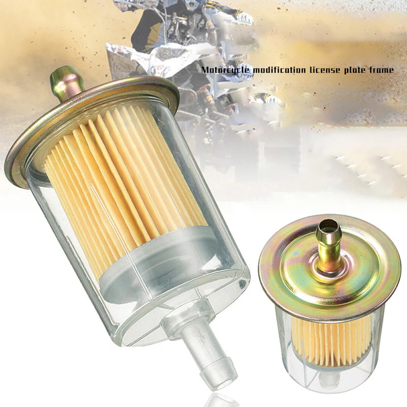 10Pcs Universal Benzin Gas Kraftstoff Filter Auto Innere Kraftstoff Filter Motorrad Roller Benzin Öl Filter Werkzeug Moto ATV Kraftstoff Filter